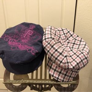 TWO Pageboy Caps